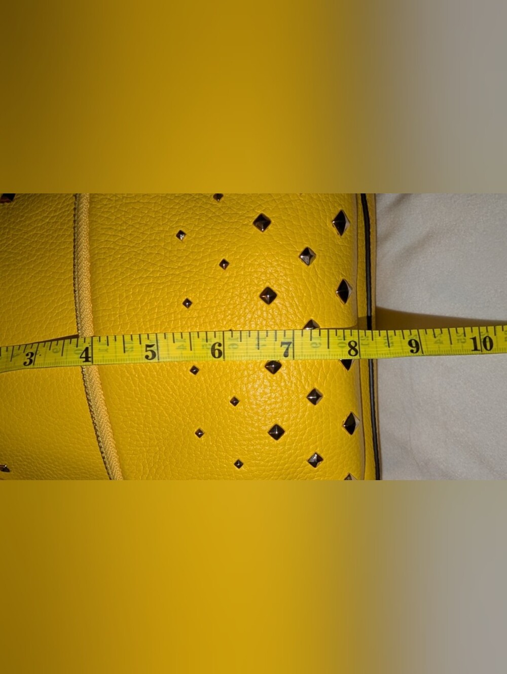 MICHAEL KORS ERIN SMALL CONVERTIBLE BACKPACK YELLOW EUC - Picture 13 of 15